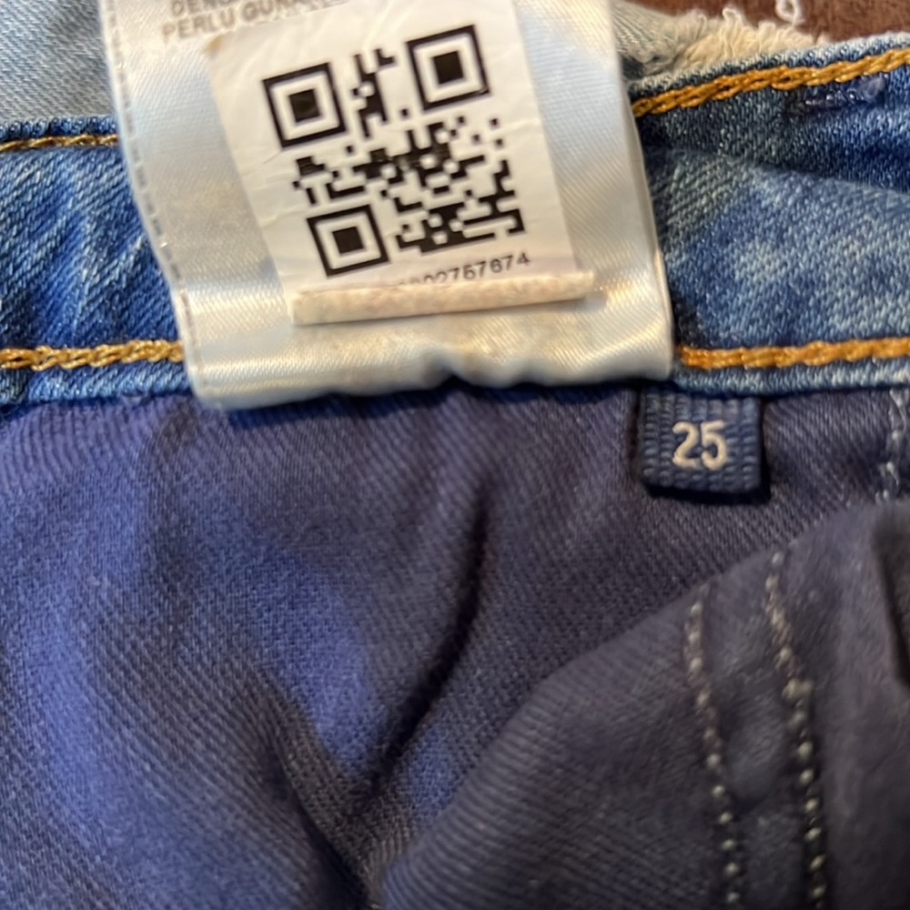 Guess Jeans,light Blue,with Studs Size 25 - Picture 5 of 6